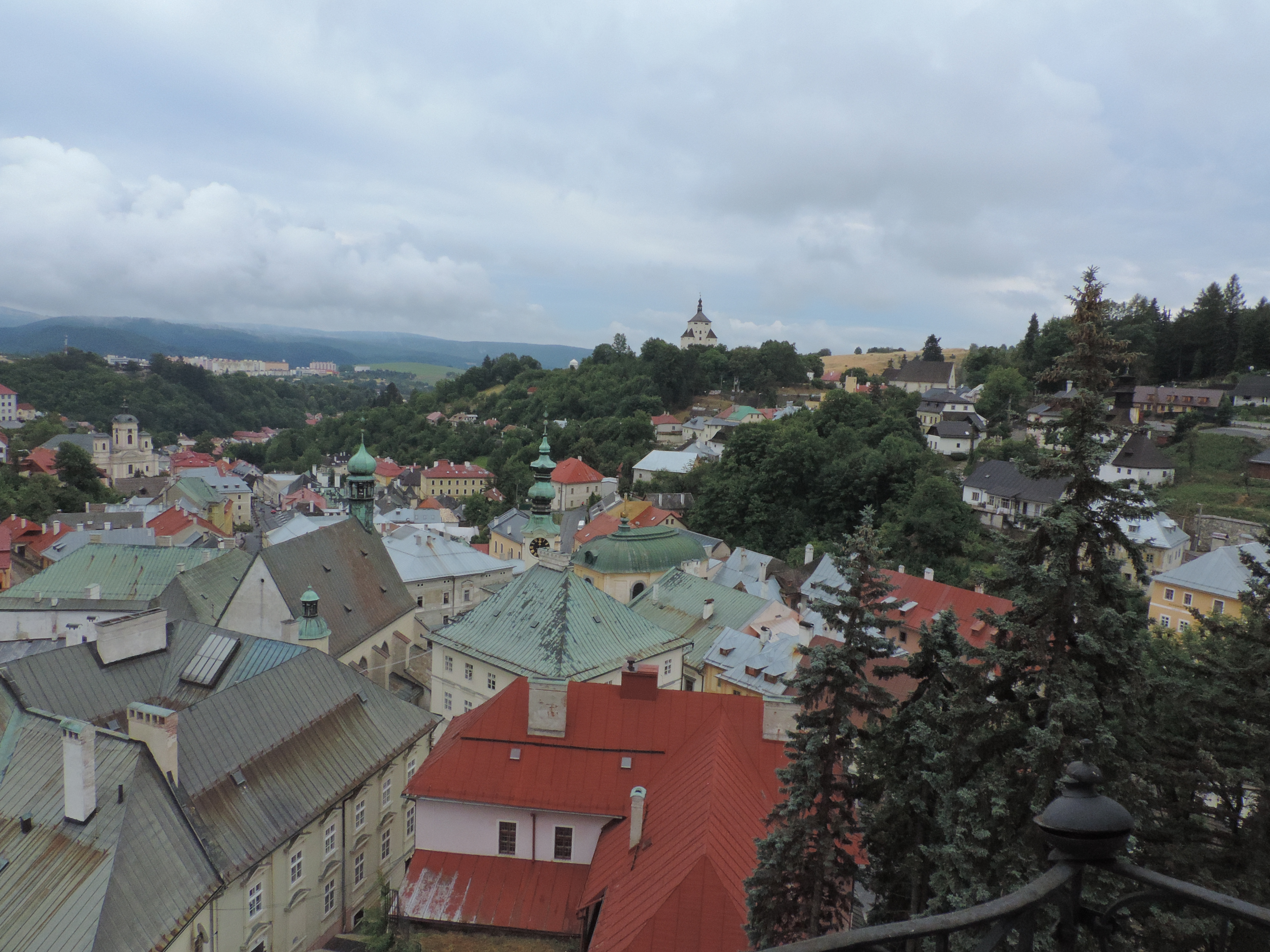 Pohľad na Banskú Štiavnicu